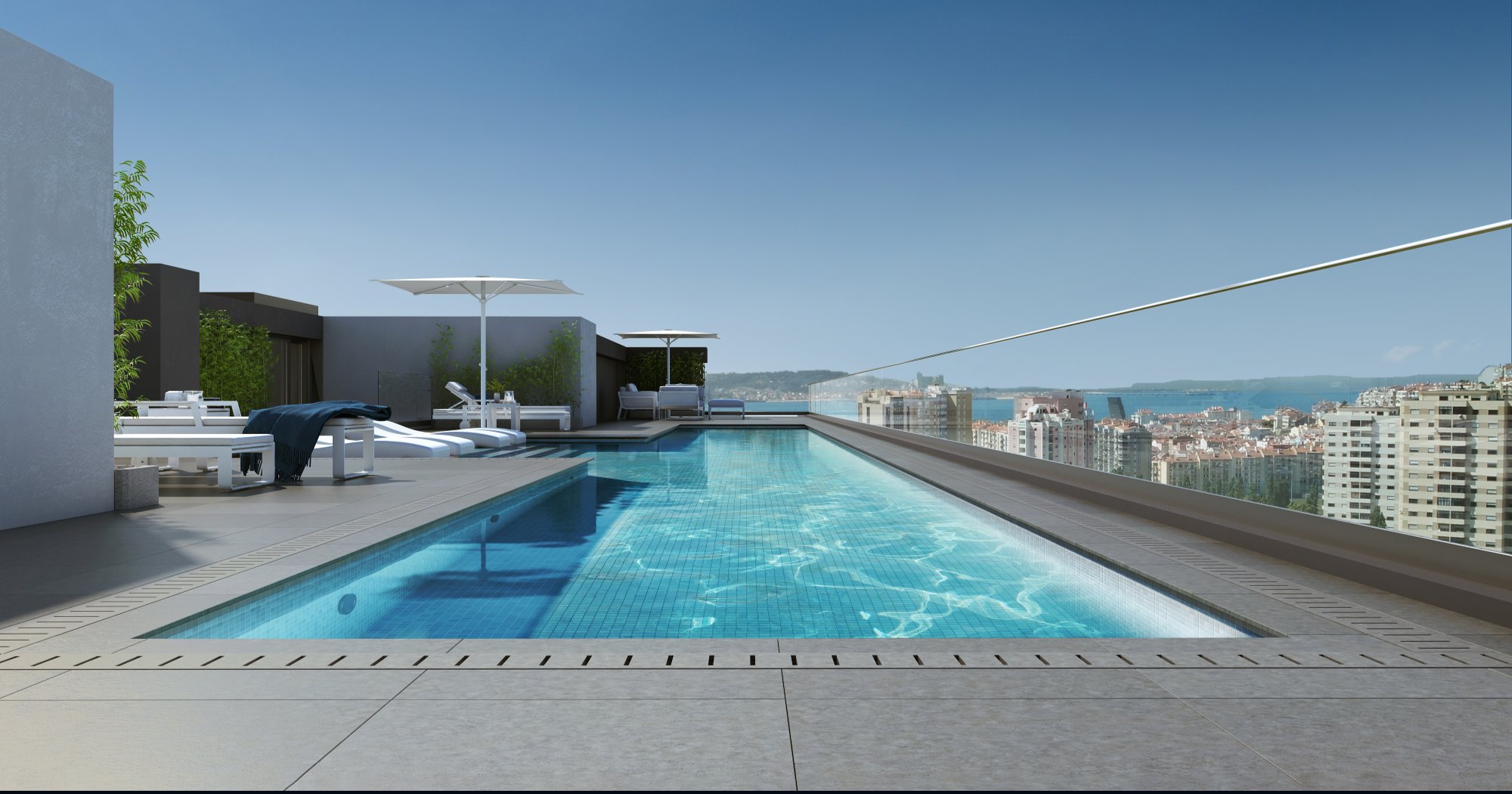 apartamentos obra nueva en lisboa con piscina