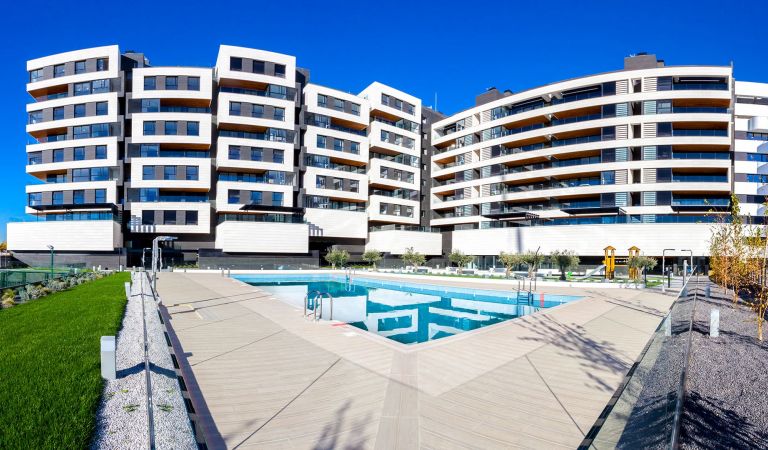 Piscina Viviendas de obra nueva en Valdebebas Gestilar