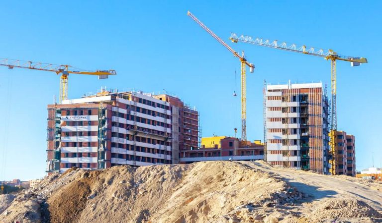 Avance obras pisos Madrid Río Calderón enero 2023