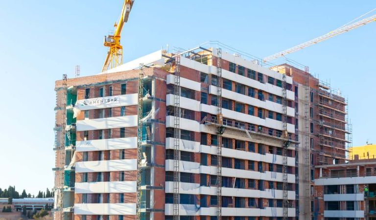 Avance obras pisos Madrid Río enero 2023