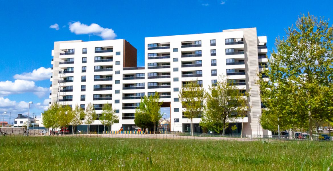 fachada isla mouro obra nueva vallecas